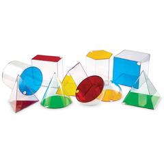 Corpuri geometrice gigant (10 piese)