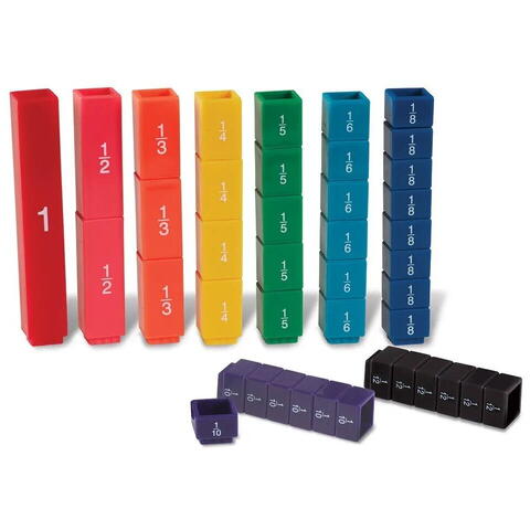 Learning Resources Fraction Tower® - Cuburi cu fractii