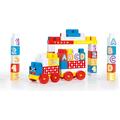 DOLU Cuburi de construit din plastic - 50 piese
