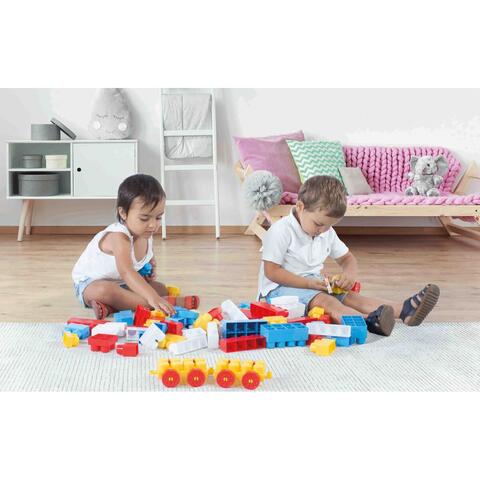 DOLU Cuburi de construit din plastic - 50 piese