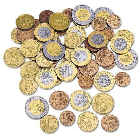Learning Resources Set de monede de jucarie (Euro)
