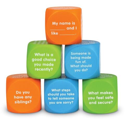 Learning Resources Cuburi pentru conversatii - Descoperim emotiile