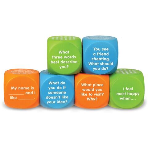 Learning Resources Cuburi pentru conversatii - Descoperim emotiile