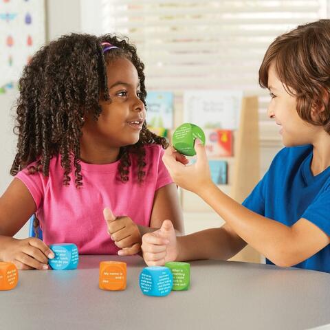 Learning Resources Cuburi pentru conversatii - Descoperim emotiile