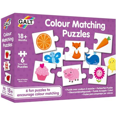 Galt Set de 6 puzzle-uri - Lumea culorilor