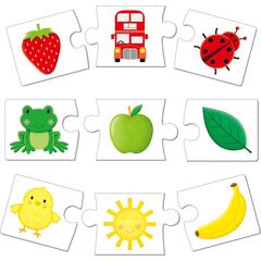 Set de 6 puzzle-uri - Lumea culorilor