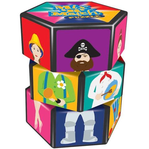 Tobar Puzzle hexagonal - Hainute colorate
