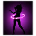 Tobar Cerc Hula Hoop cu lumini