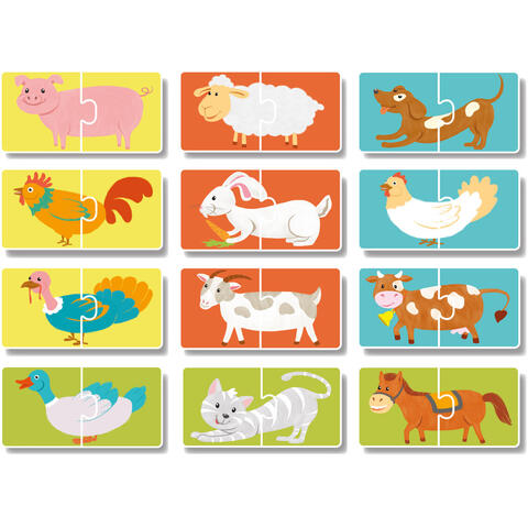 Dodo Duo Puzzle - Ferma (2 piese)