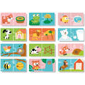 Dodo Duo Puzzle - Unde traiesc animalele? (2 piese)