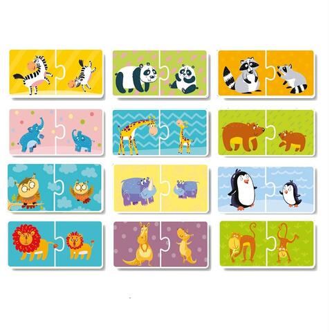 Dodo Duo Puzzle - Mama si puiul (2 piese)