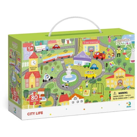 Dodo Puzzle - Orasul (80 piese)