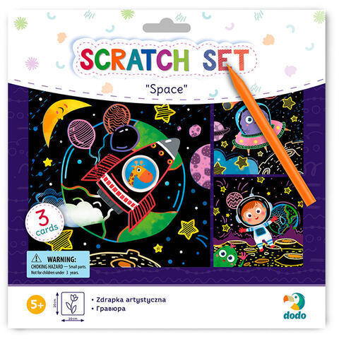 Dodo Set creativ de razuit - Spatiul cosmic