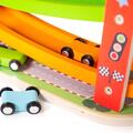 BIGJIGS Toys Rampa etajata - Cursa masinutelor