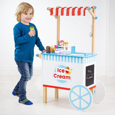 BIGJIGS Toys Joc de rol - Carucior de inghetata