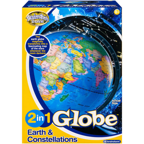 Brainstorm Glob 2 in 1 - Pamantul si constelatiile