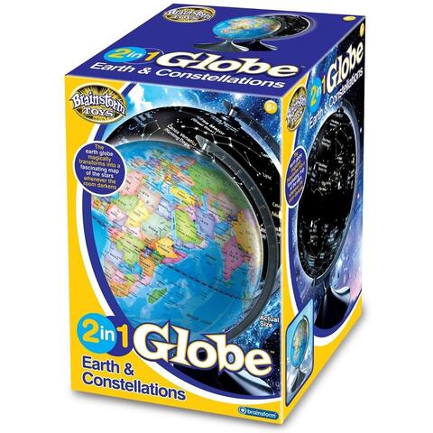 Brainstorm Glob 2 in 1 - Pamantul si constelatiile