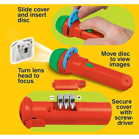Brainstorm Proiector tip lanterna - Animale periculoase