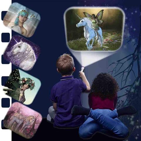 Brainstorm Proiector tip lanterna - Zane si unicorni