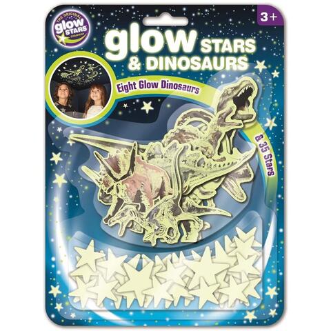 Brainstorm Set reflectorizant - Dinozauri si stele