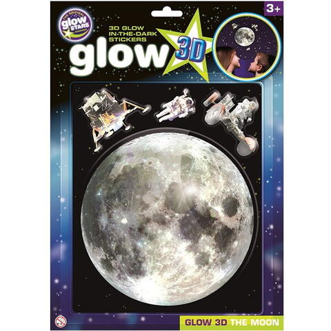Brainstorm Abtibilduri 3D reflectorizante - Luna