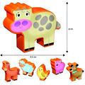LISCIANI Puzzle de podea - Distractie la ferma (12 piese)
