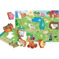 LISCIANI Puzzle de podea - Distractie la ferma (12 piese)