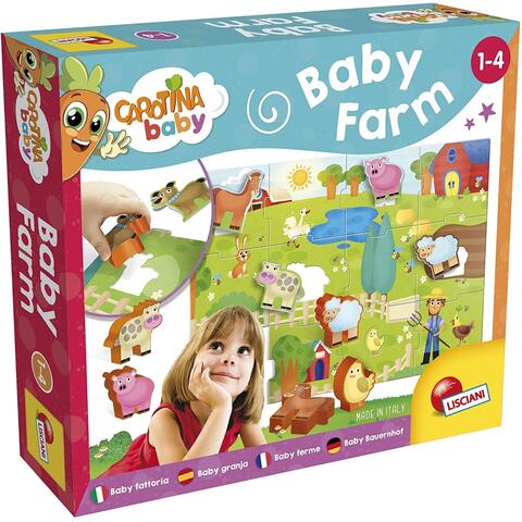 LISCIANI Puzzle de podea - Distractie la ferma (12 piese)