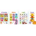 LISCIANI Joc de logica 4 in 1 - Animalute jucause