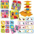 LISCIANI Joc de logica 4 in 1 - Animalute jucause