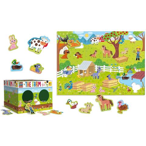 LISCIANI Joc tactil Montessori -  Ferma