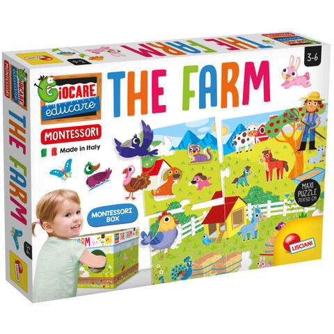 LISCIANI Joc tactil Montessori -  Ferma