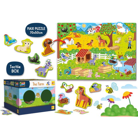 LISCIANI Joc tactil Montessori -  Ferma