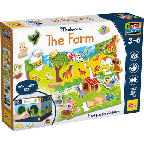 LISCIANI Joc tactil Montessori -  Ferma