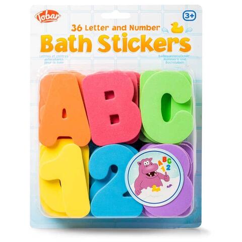 Tobar Set stickere din spuma pentru baie