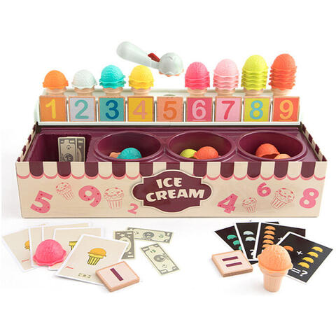 Topbright Joc educativ - Inghetata colorata