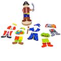 BIGJIGS Toys Joc magnetic - Costume de carnaval