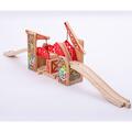 BIGJIGS Toys Pod mobil din lemn - Graffiti
