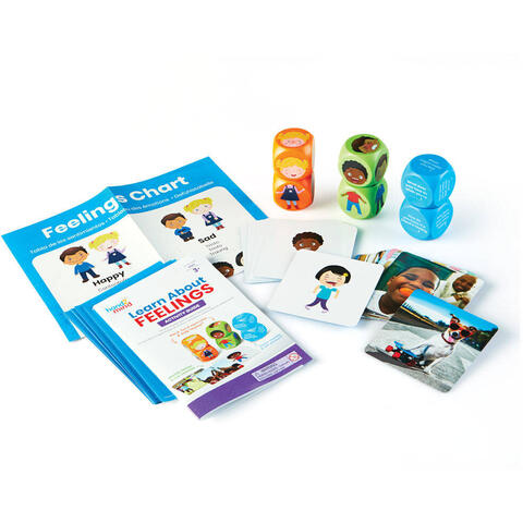 Hand2Mind Cuburi pentru conversatii - Invata totul despre emotii