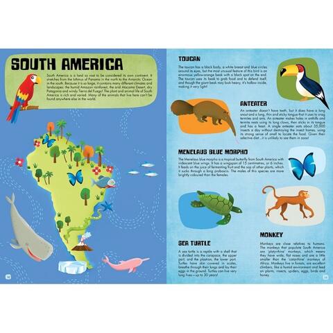 Sassi Cunoaste si exploreaza -  Puzzle Lumea animalelor (200 piese)