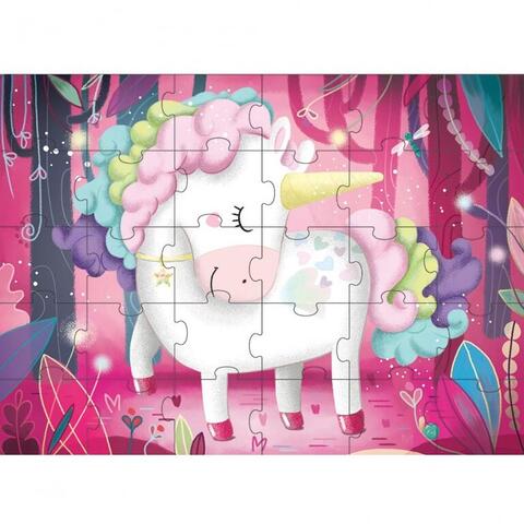Sassi Puzzle (30 piese) cu carte - Unicorn