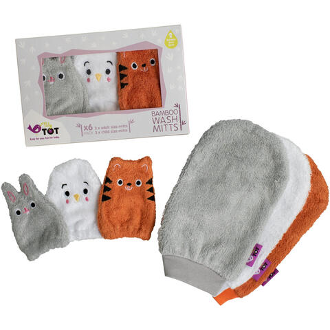 TIDY TOT Set manusi pentru baie din bambus