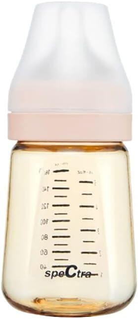 Mama si copilul - Biberon anticolici premium cu tetina S, galben (160 ml)