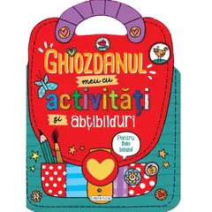 Ghiozdanul meu cu activitati si abtibilduri pentru fete