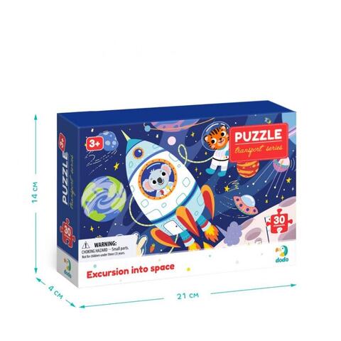 Dodo Puzzle - Calatorie prin spatiu (30 piese)
