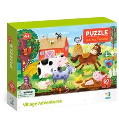 Puzzle - Peripetii la ferma (60 piese)