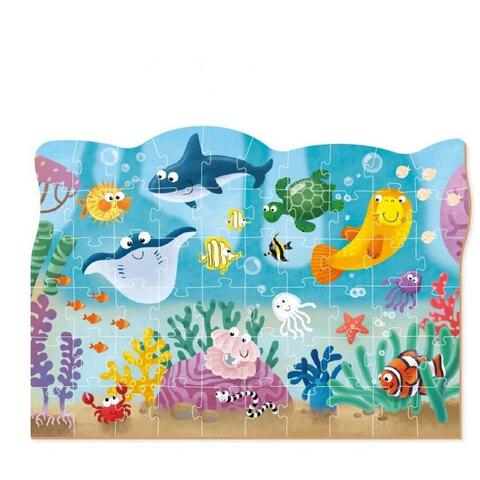 Dodo Puzzle - Distractie cu animalute marine ( 60 piese)