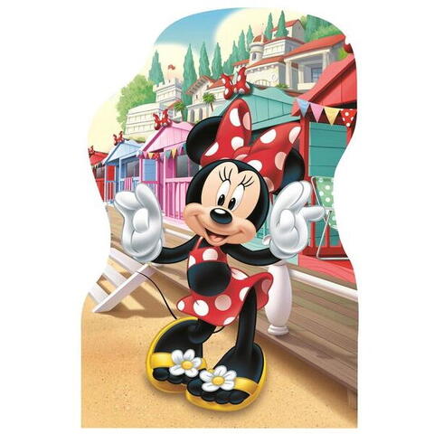 Dino Puzzle 4 in 1 - Minnie si Daisy in vacanta (4 x 54 piese)