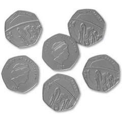 Set de monede de jucarie (20 penny)