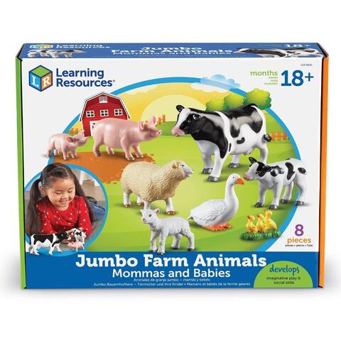 Learning Resources Set ferma - Mama si puiul